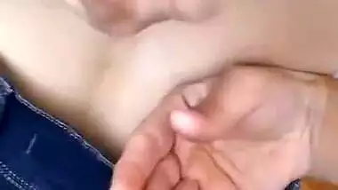 Young Girl Sucks Dick Like Lollypop And Pushes It In Her Beautiful Boobs Nicely