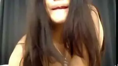 Exclusive- Desi Hot Showing Her Boobs And Pussy On Live Show Part 2 - Cam Model
