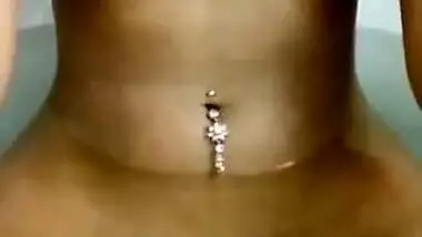 Indian Girlfriend in the Bathtub