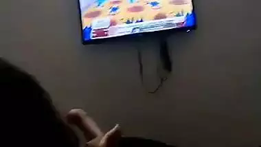 Curly hair mallu girlfriend sucking boyfriend dick