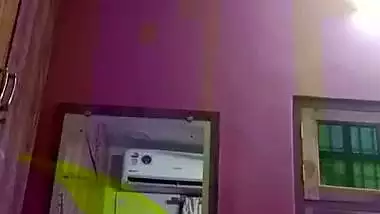 Sister after bath nude wet body showing before dressing