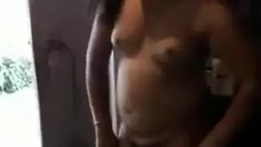 Before sex Indian man records porn clip with his naked girlfriend