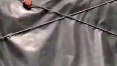 Daring NRI porn of a girl fucking outdoors on a riding truck