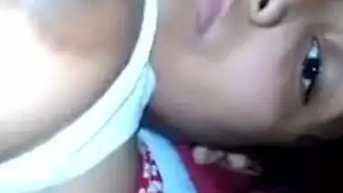 Desi cutie is horny and it's a reason to play with XXX melons