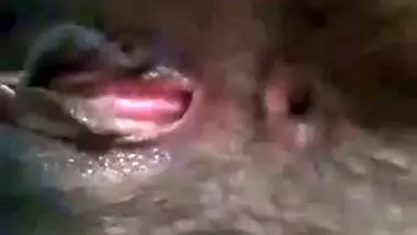 Indian nude girl shows her hairy wet pussy