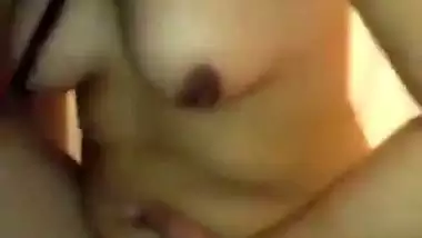 Indian nude girl enjoys riding on her lover’s hard dick