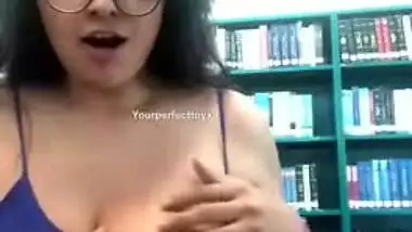 Young Desi woman calls husband and flaunts her natural XXX tits for him