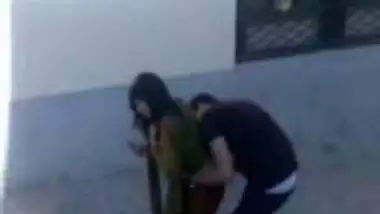 Bf and Gf having sex in outdoor 