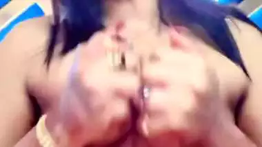 Bengali girl licking boobs with video call to lover