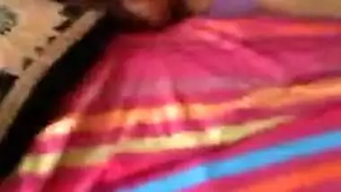 Man comes to Desi babe to strip sex GF naked and touch XXX boobs