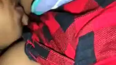 Young newly married BD couple boob sucking sex video