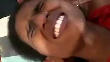 Dressed Desi MILF shows her XXX horny reactions during home sex