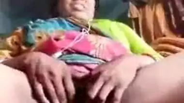 Horny Dehati wife displaying her naked pussy on live video call