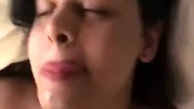 Big boob Bangali girl gives a boobjob to her lover