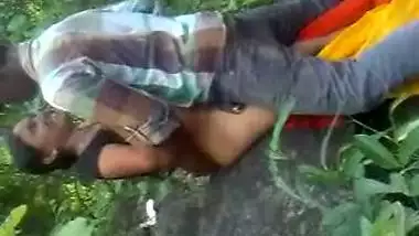 Outdoor hardcore village sex fun with innocent teen girlfriend