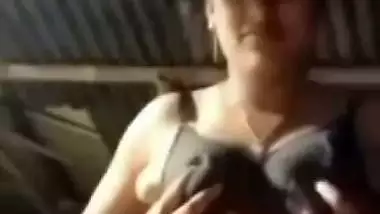 Bengali village girl bra removed and boobs pressing