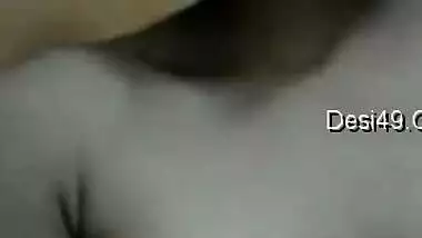 Adorable Indian babe not shy to show small tits and bald XXX cunny