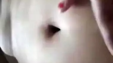 Teen from India with perky XXX nipples and shaved twat shows off all