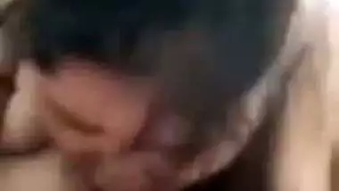 Chubby lady sucks a dick and records blowjob MMS