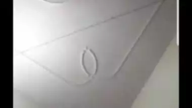 Fat Indian MILF rubs her wet XXX twat during sex video chat with BF