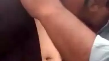 Desi stud makes out with GF and kisses her XXX nipples before sex