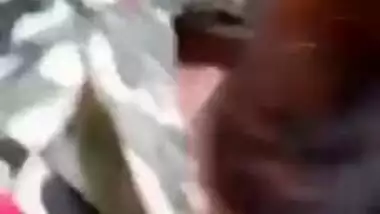 Tribal village gal with big tits fucks Desi dude in outdoor XXX porn
