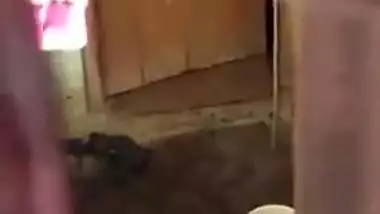 Boy spies on Desi slut taking a shower and showing off her XXX body