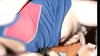 Local wife mouth fucking by husband and pussy fingering