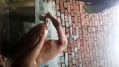 Desi Village Girl Record Outdoor Bathing Selfie For Lover