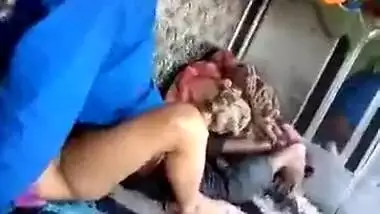 Truck driver fucking slut in front of cleaner chap