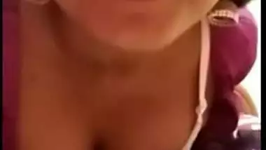Desi Beautiful Girl Showing Her Boob on Imo video call-3