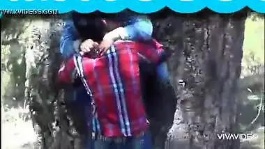Indian college couple outdoor sex