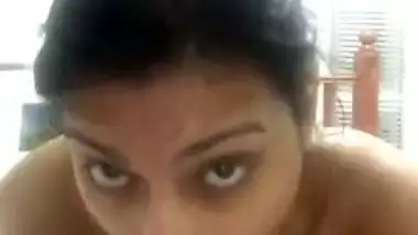 Young and horny girl enjoys with a big dildo