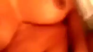 Hungry for dicks Desi babe licks her breasts and touches XXX twat