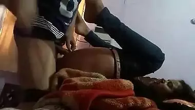 Cute Young Babe Fucking with Lover Without Removing Jeans & Saying “Fuck Me” Hindi Audio