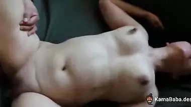 Man fucks a sexy lady on the couch in desi porn