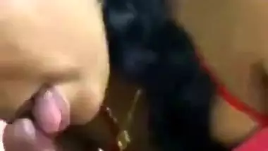 Cock sucking wife wears sexy lingerie to seduce husband