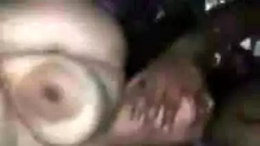 DESI WIFE HUGE BOOBS SHARED BY TWO GUY